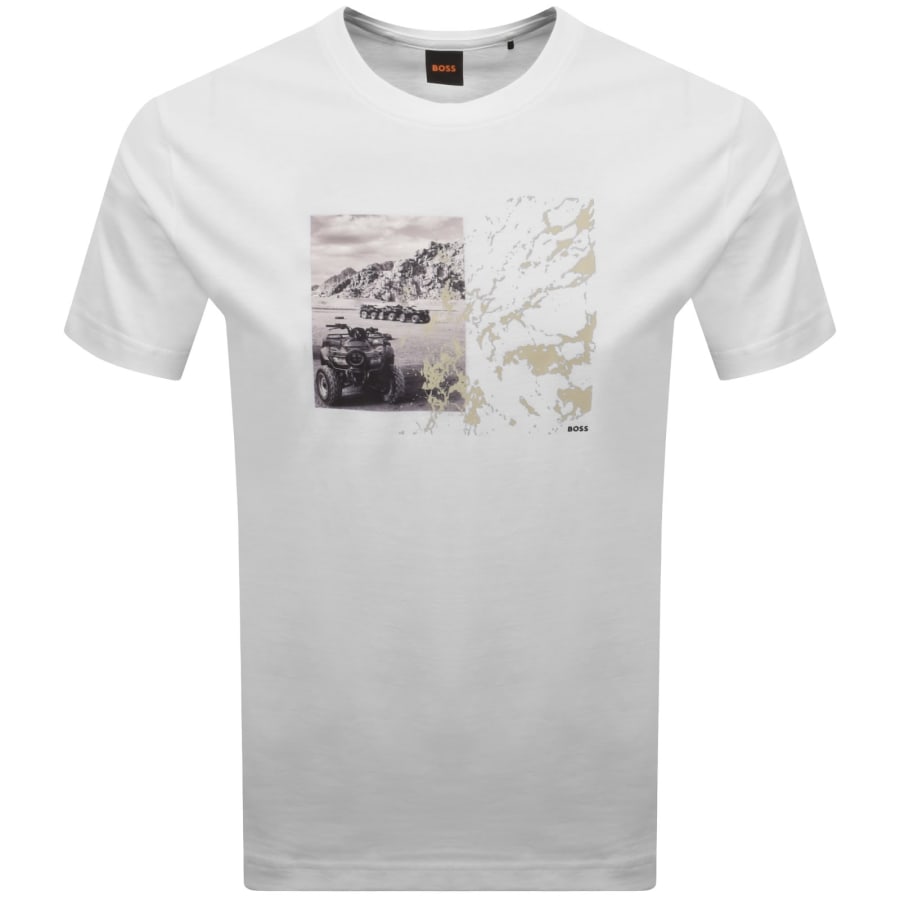 Image number 1 for BOSS Motors T Shirt Natural White