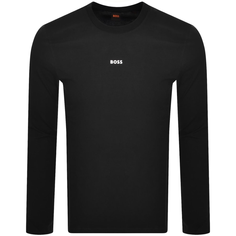 Image number 1 for BOSS TChark Long Sleeve T Shirt Black
