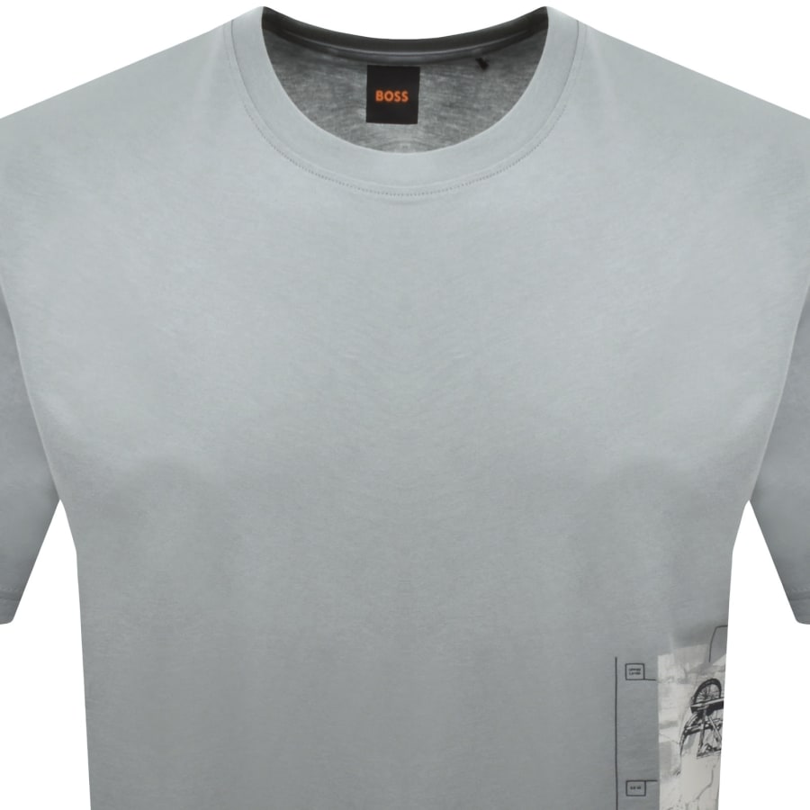 Image number 2 for BOSS Journey T Shirt Blue
