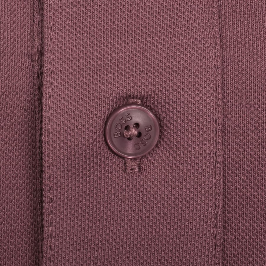 Image number 4 for BOSS Passenger Polo T Shirt Burgundy