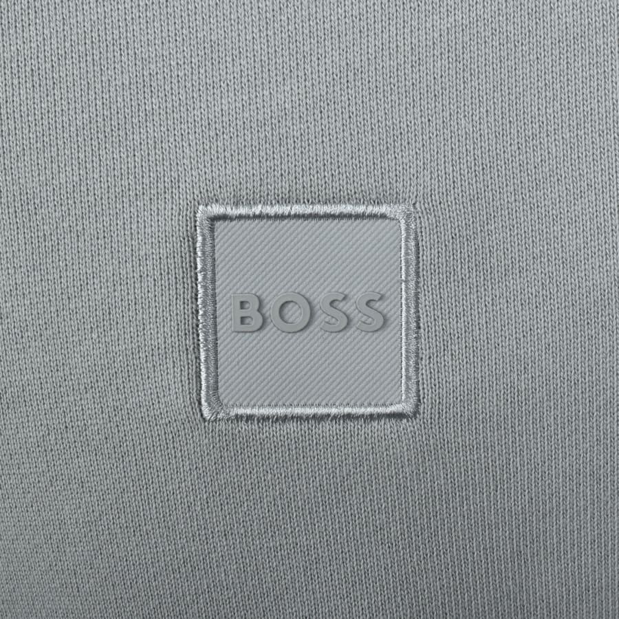 Image number 3 for BOSS Zetrust Quarter Zip Sweatshirt Blue