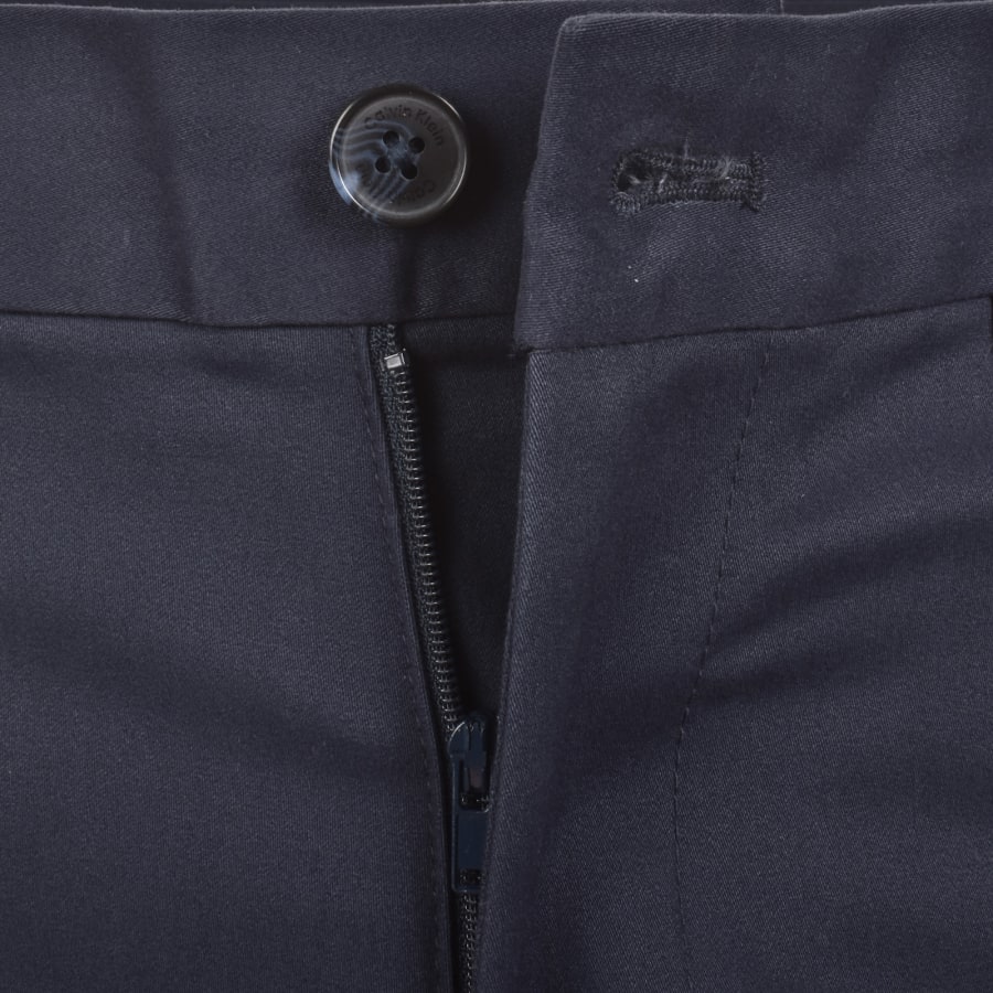 Image number 4 for Calvin Klein Slim Sateen Chino Trousers Navy