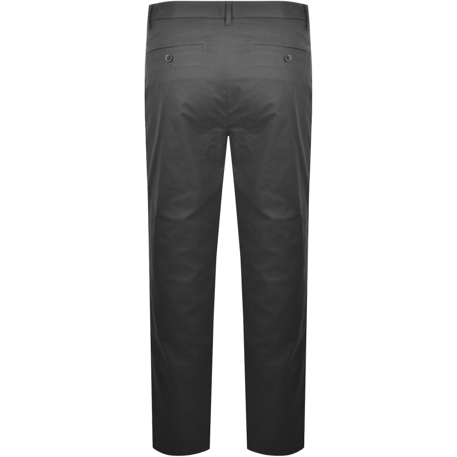 Image number 2 for Calvin Klein Slim Sateen Chino Trousers Grey