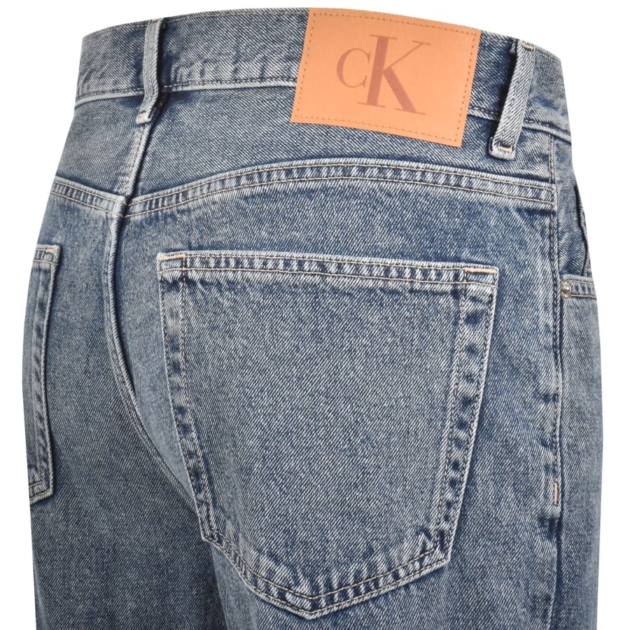 Image number 4 for Calvin Klein Jeans Straight Fit Jeans Light Blue