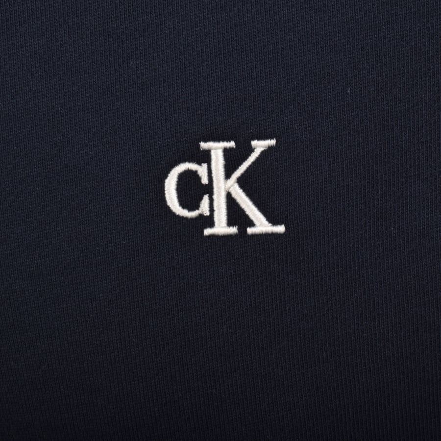 Image number 3 for Calvin Klein Jeans Polo Sweatshirt Navy