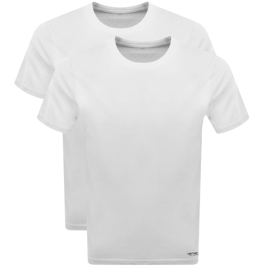Image number 1 for Carhartt WIP 2 Pack Short Sleeved T Shirt White
