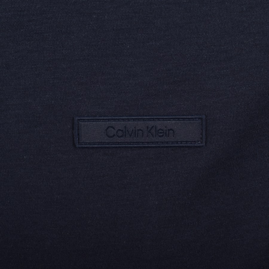 Image number 3 for Calvin Klein Slim Fit Supima T Shirt Navy