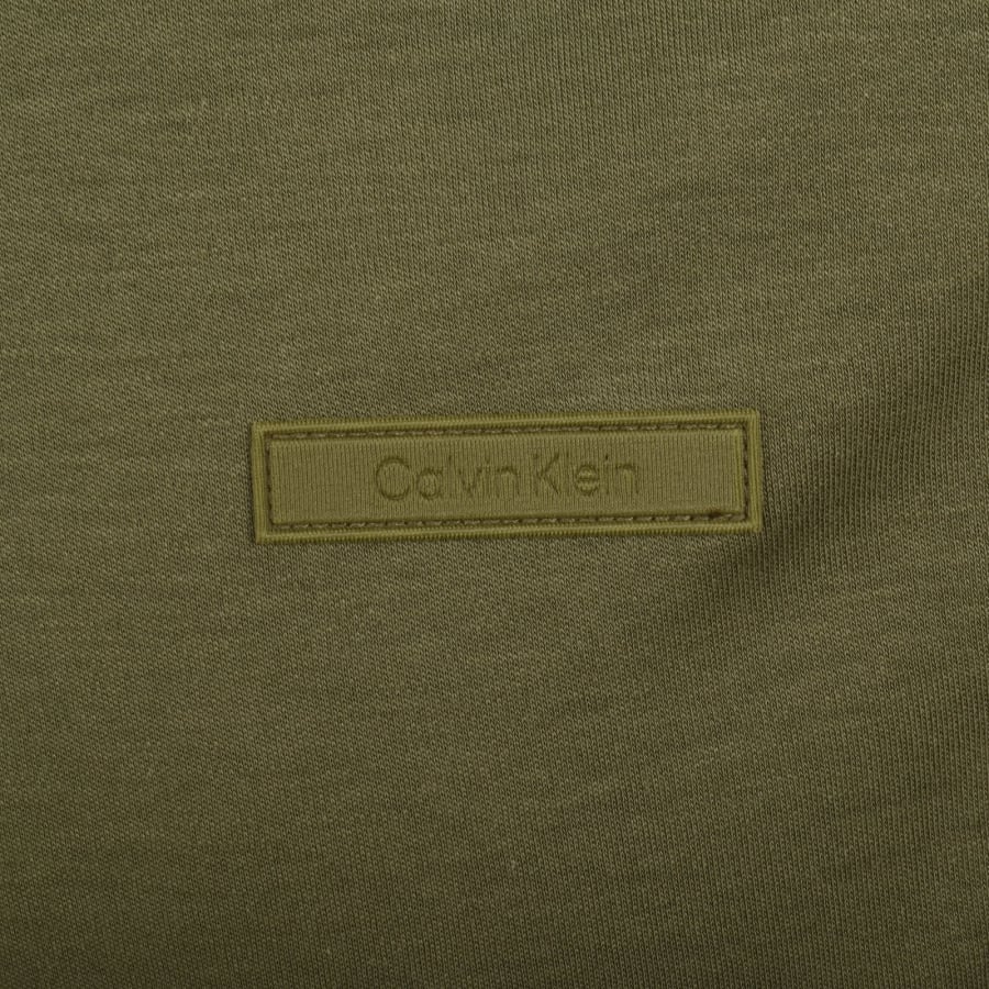 Image number 3 for Calvin Klein Slim Fit Supima T Shirt Green