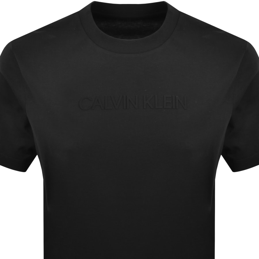 Image number 2 for Calvin Klein Jeans Front Logo T Shirt Black