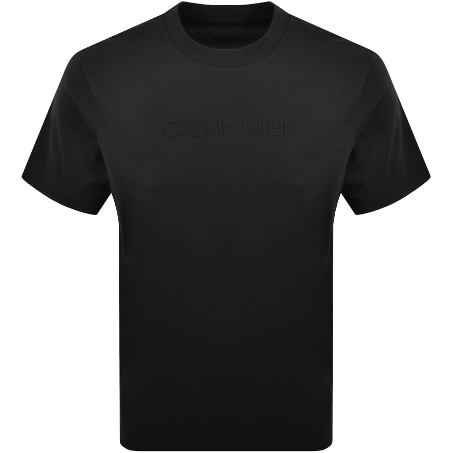 Image number 1 for Calvin Klein Jeans Front Logo T Shirt Black