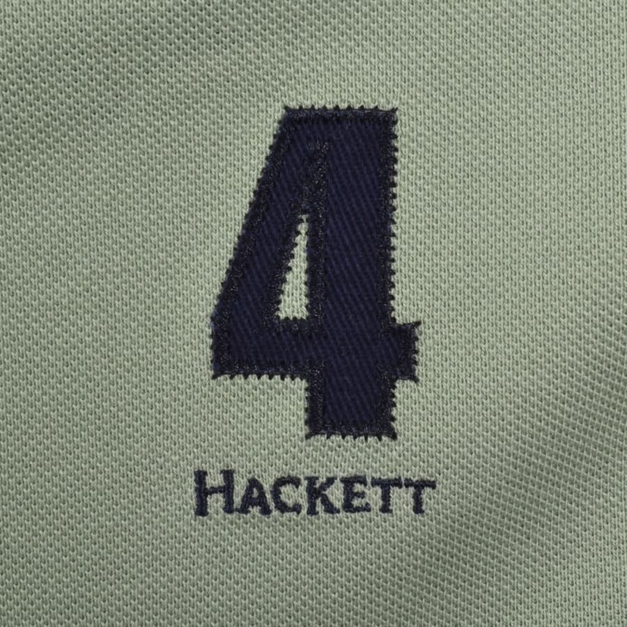 Image number 3 for Hackett Heritage Polo T Shirt Sage Green
