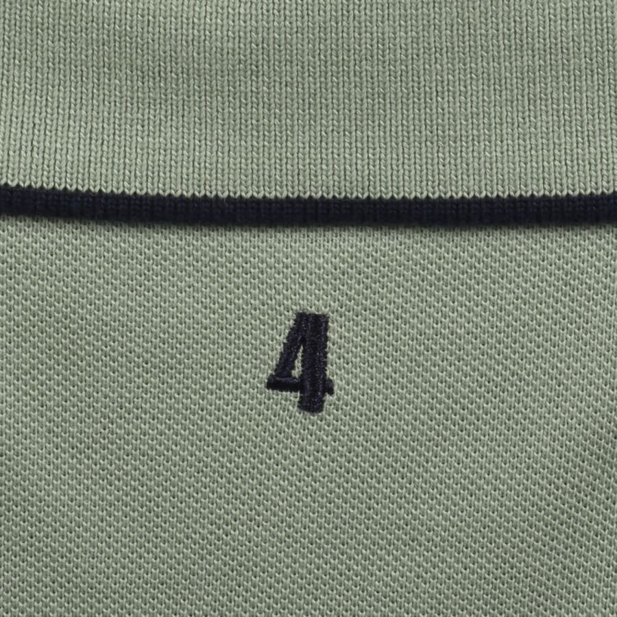 Image number 5 for Hackett Heritage Polo T Shirt Sage Green