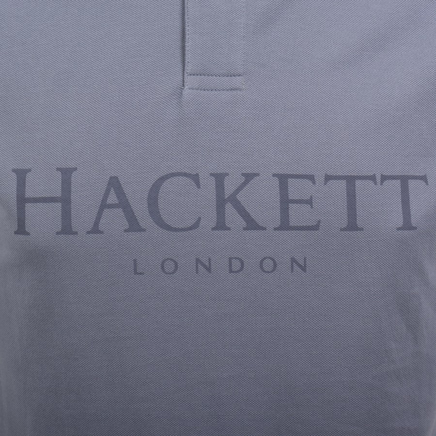 Image number 3 for Hackett Heritage Polo T Shirt Blue