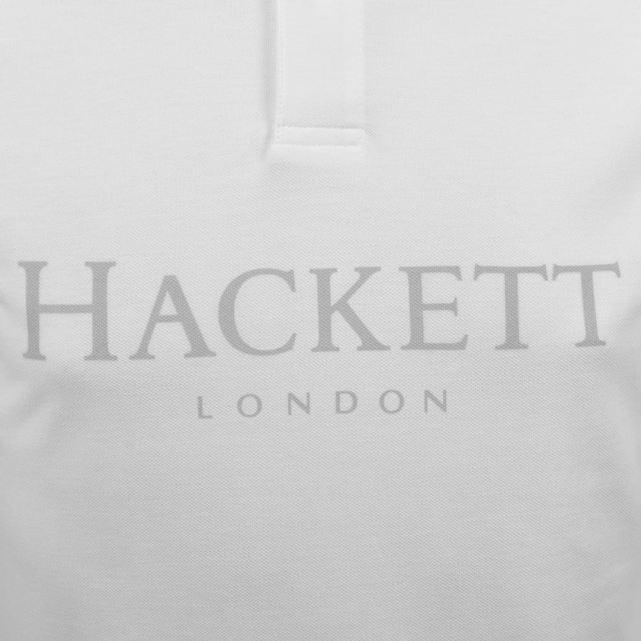 Image number 3 for Hackett Heritage Polo T Shirt White