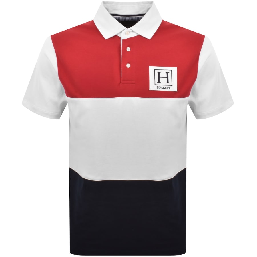 Image number 1 for Hackett Heritage Polo T Shirt Red
