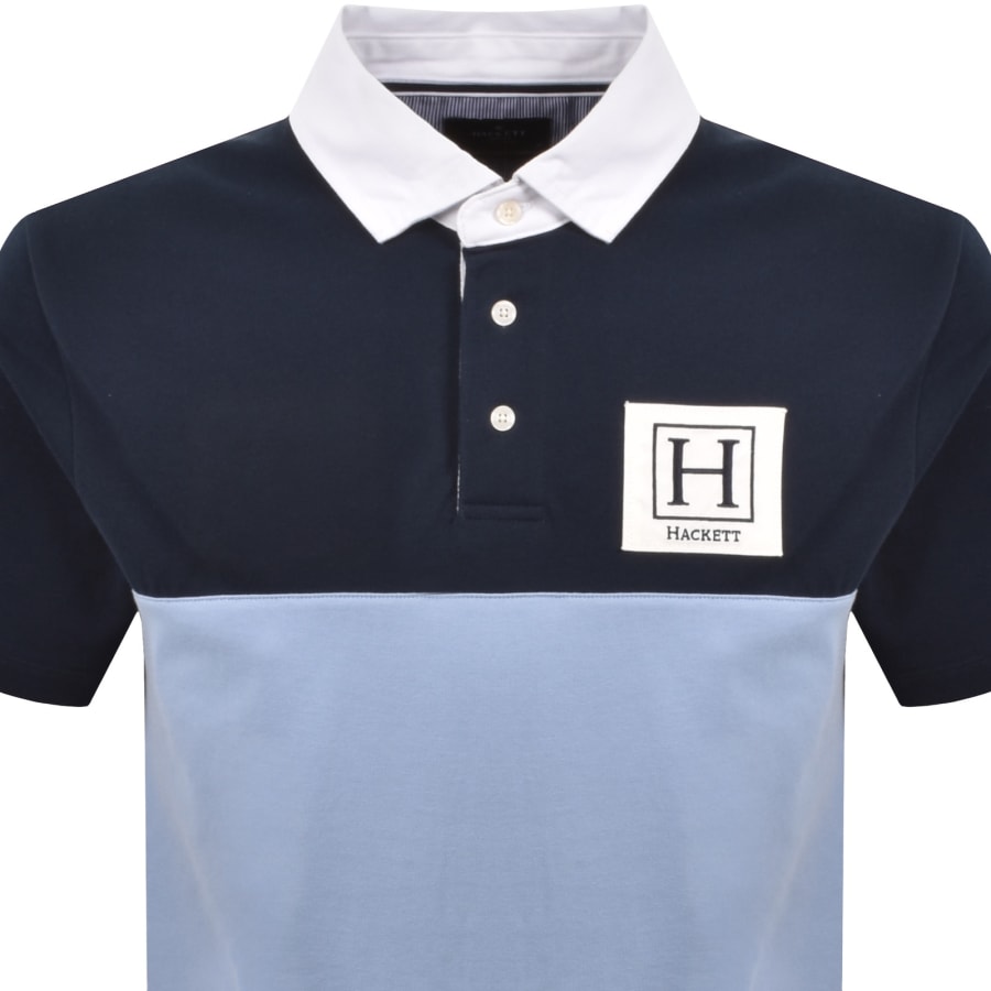 Image number 2 for Hackett Heritage Polo T Shirt Navy