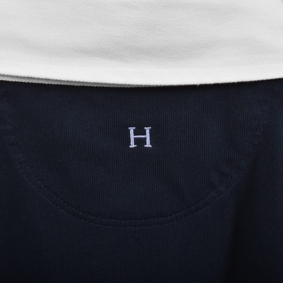 Image number 5 for Hackett Heritage Polo T Shirt Navy