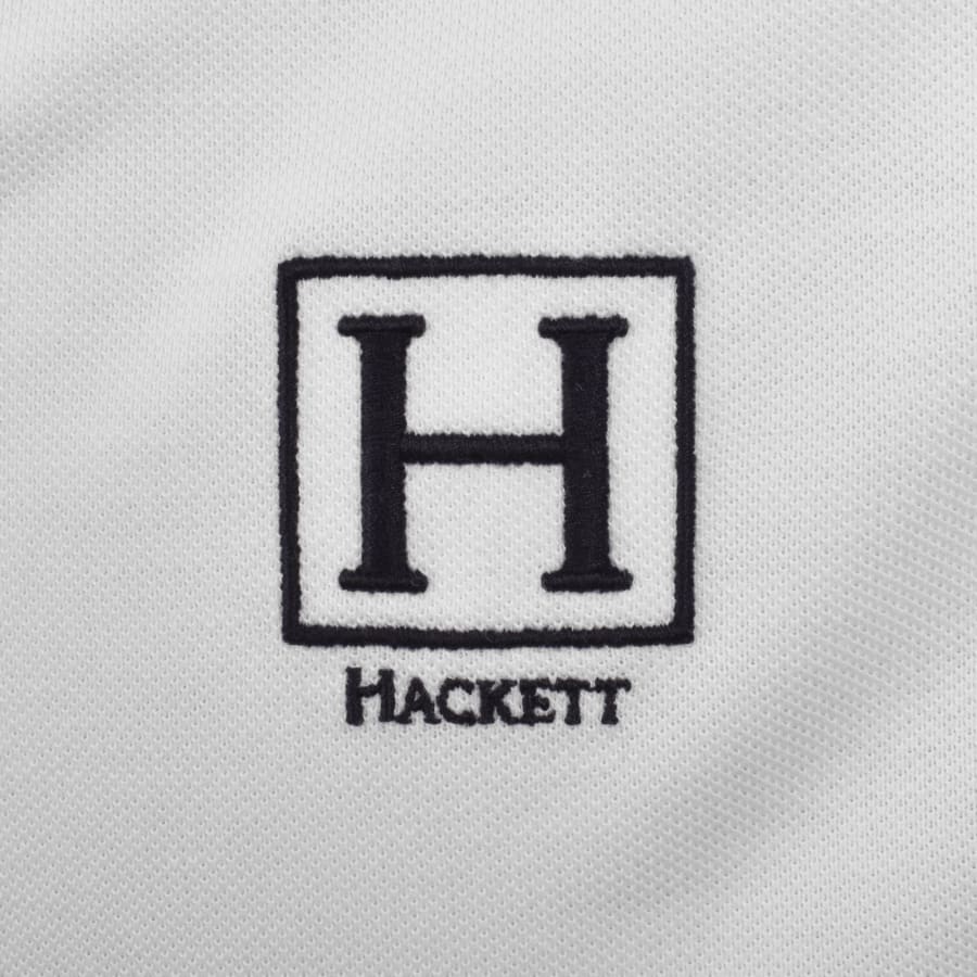 Image number 4 for Hackett Heritage Quad Polo T Shirt White