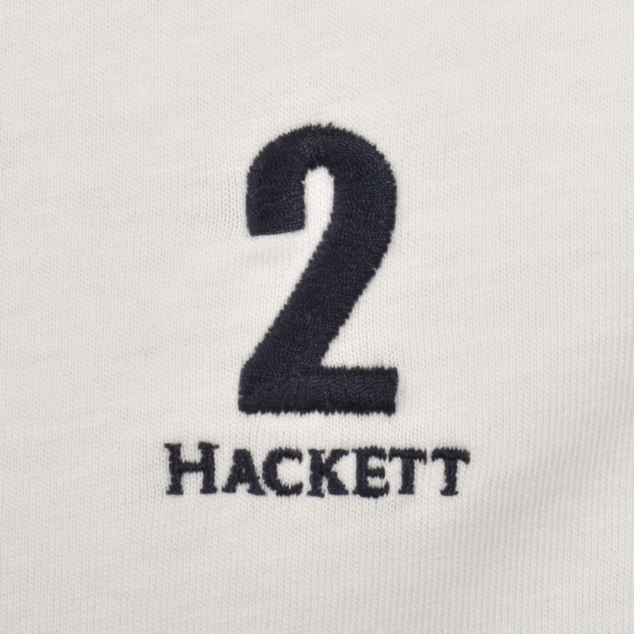 Image number 3 for Hackett Heritage Number T Shirt Off White