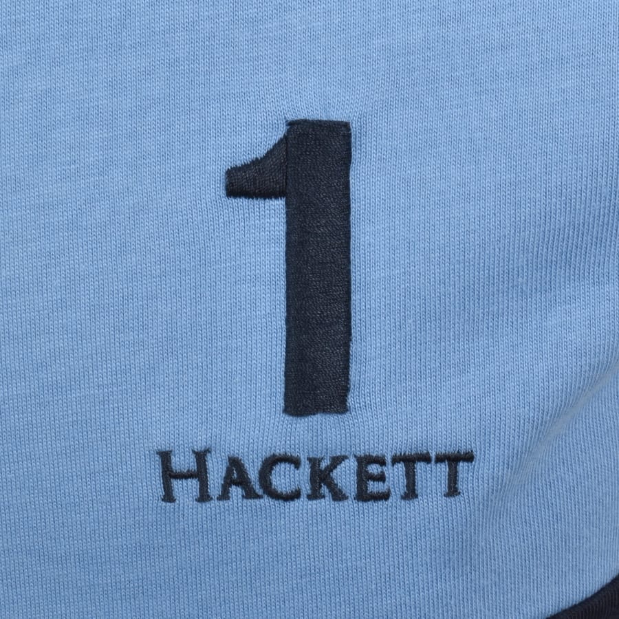 Image number 3 for Hackett Heritage Panel T Shirt Navy