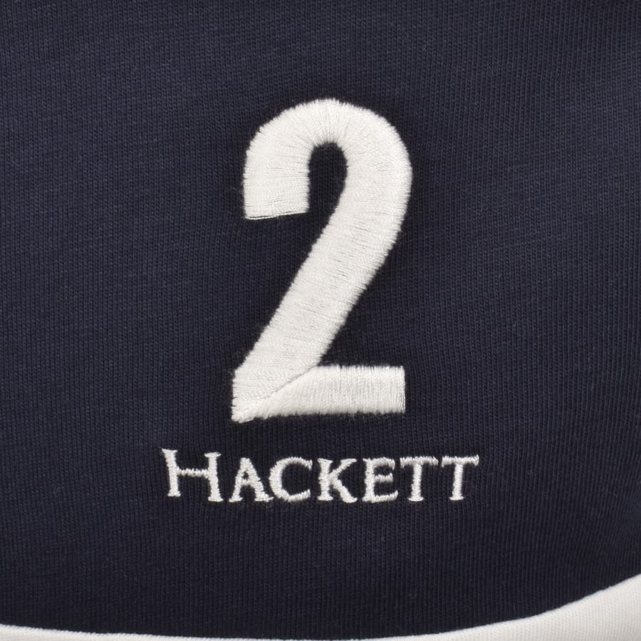 Image number 3 for Hackett Heritage Panel T Shirt White