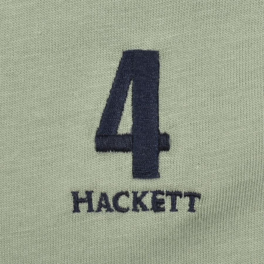 Image number 3 for Hackett Heritage Number T Shirt Green