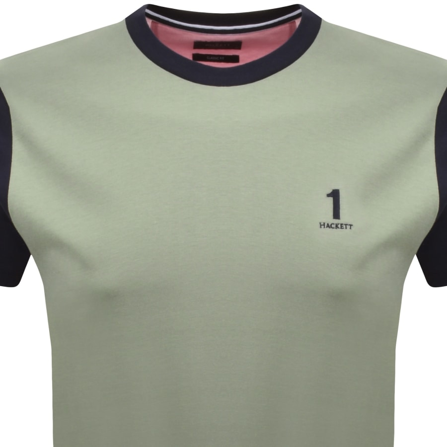 Image number 3 for Hackett Heritage Number T Shirt Green