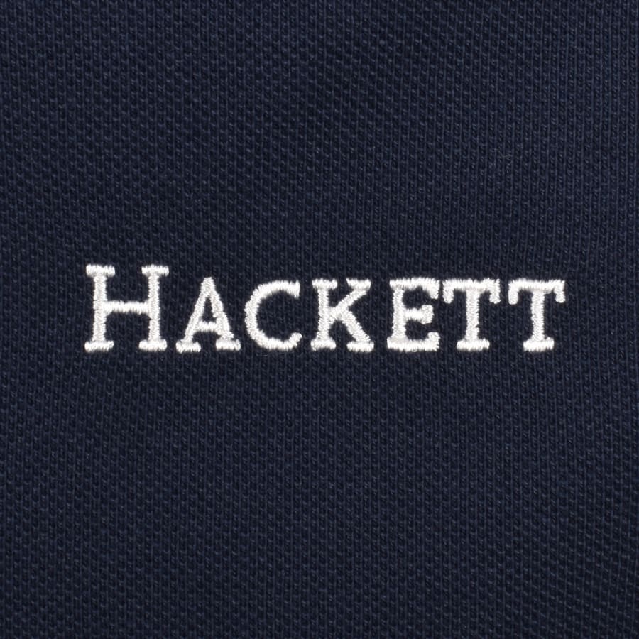 Image number 3 for Hackett Heritage Sash Polo T Shirt Navy