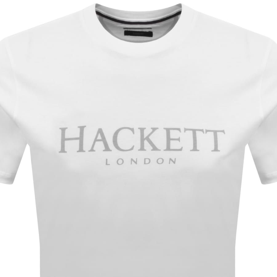 Image number 2 for Hackett Heritage Essential T Shirt Optic White