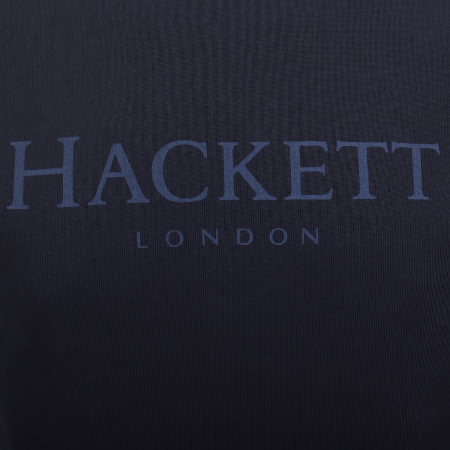 Image number 3 for Hackett Heritage Crew Neck Sweatshirt Navy