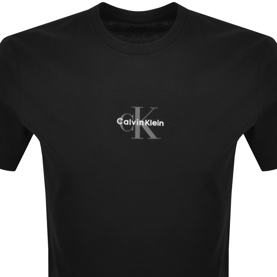 Image number 2 for Calvin Klein Jeans Monologo T Shirt Black