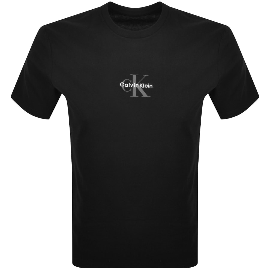 Image number 1 for Calvin Klein Jeans Monologo T Shirt Black