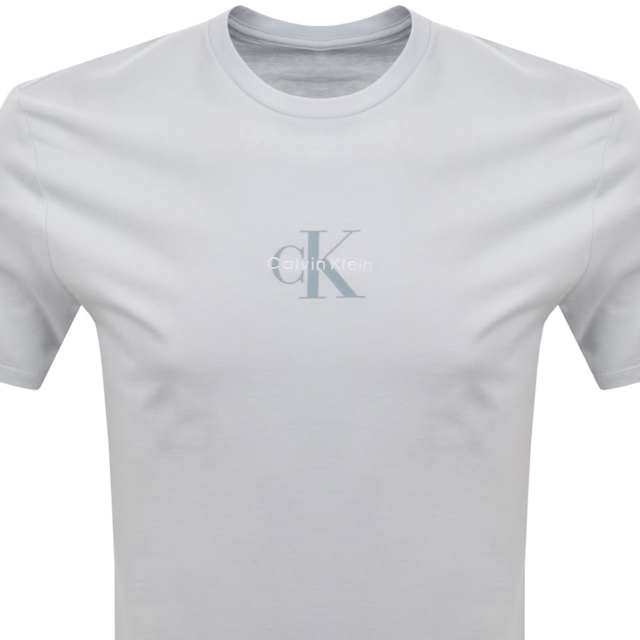 Image number 2 for Calvin Klein Jeans Monologo T Shirt Blue