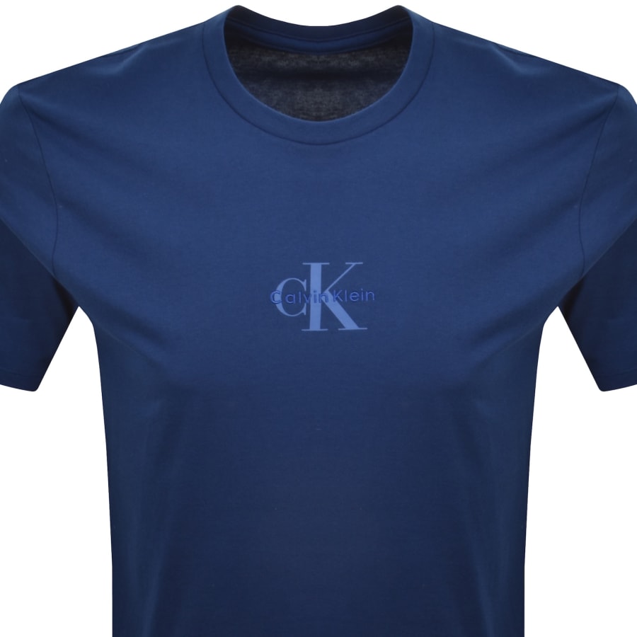Image number 2 for Calvin Klein Jeans Monologo T Shirt Blue