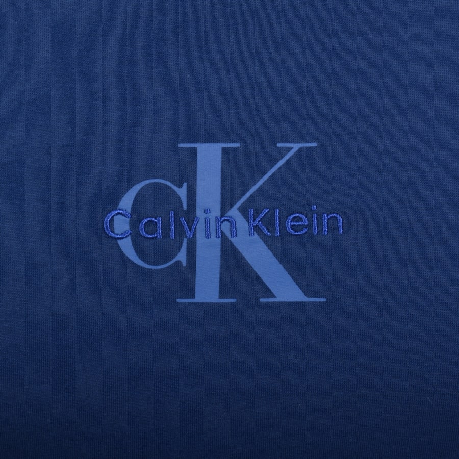 Image number 3 for Calvin Klein Jeans Monologo T Shirt Blue