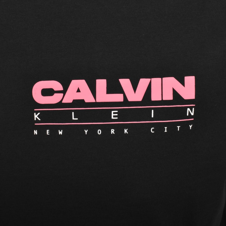 Image number 4 for Calvin Klein Jeans Stack Graphic T Shirt Black