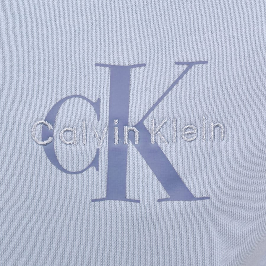 Image number 3 for Calvin Klein Jeans Monologo Zip Sweatshirt Blue