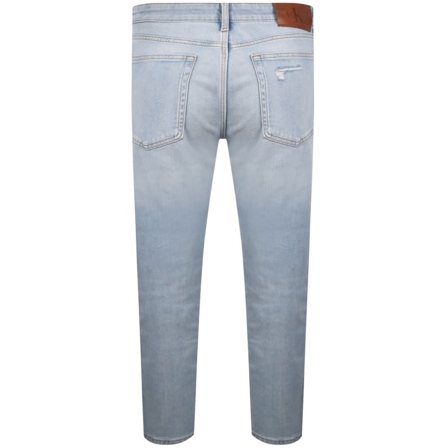 Image number 3 for Calvin Klein Jeans Slim Fit Jeans Light Blue