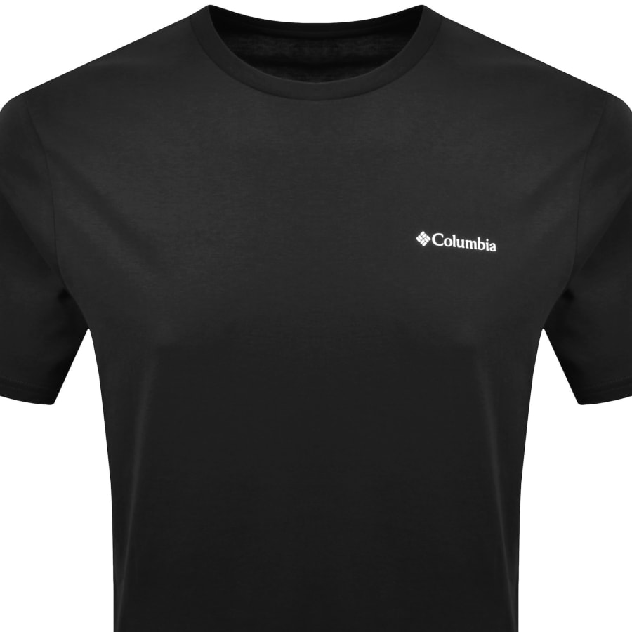 Image number 3 for Columbia Outdoor Back Graphic T Shirt Navy