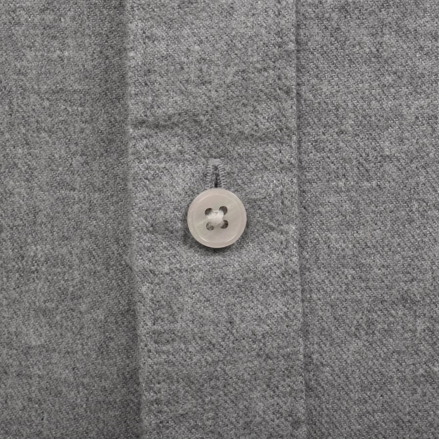 Image number 4 for Calvin Klein Melange Flannel Shirt Grey