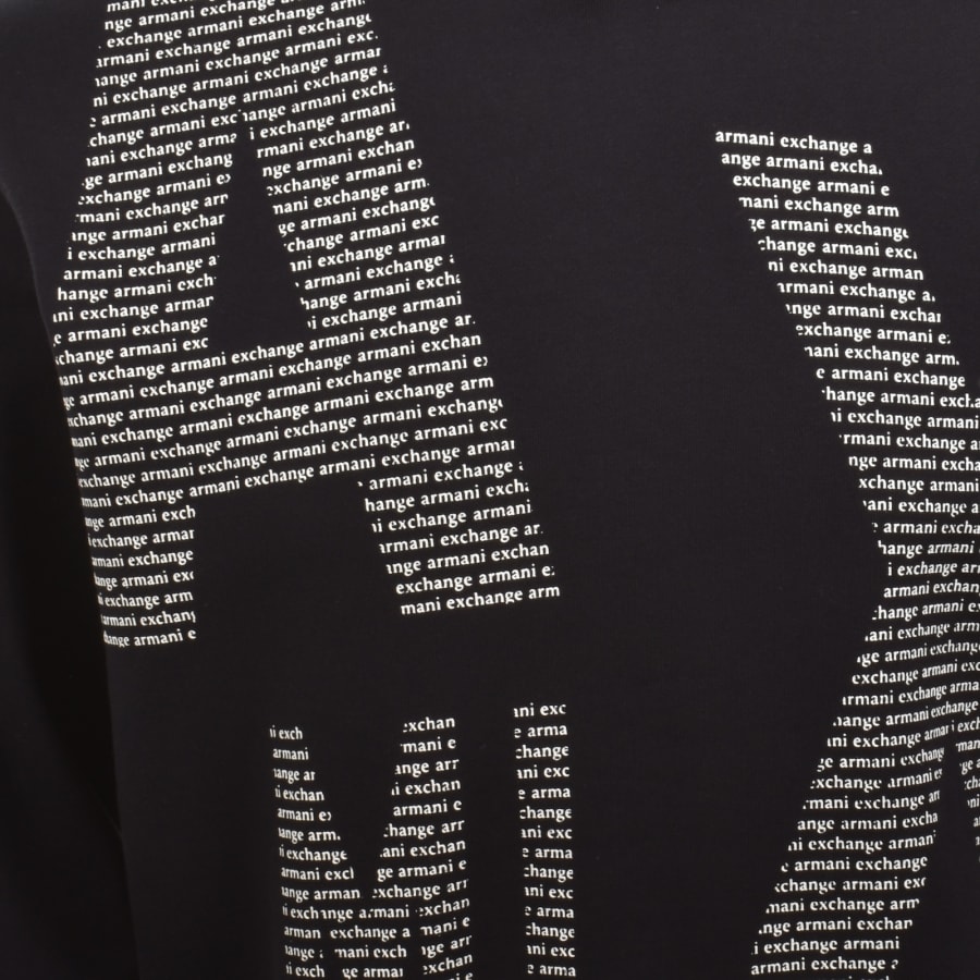 Image number 3 for Armani Exchange Logo Hoodie Navy