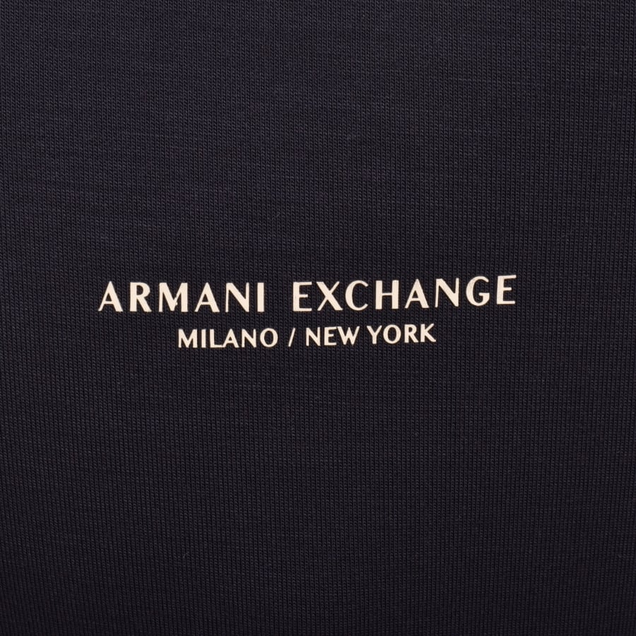 Image number 4 for Armani Exchange Full Zip Sweatshirt Navy