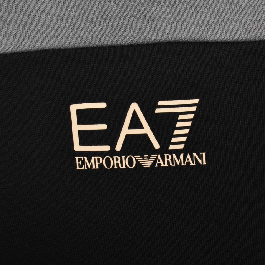 Image number 3 for EA7 Emporio Armani Logo Hoodie Black