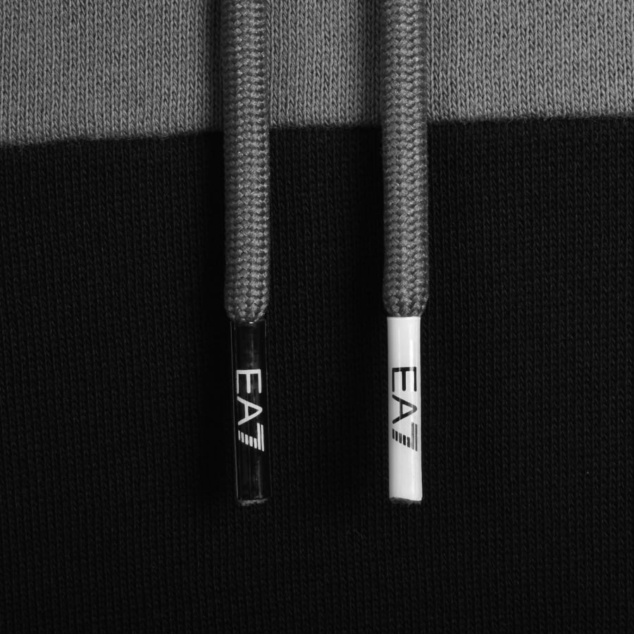Image number 4 for EA7 Emporio Armani Logo Hoodie Black