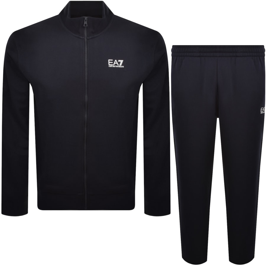 Image number 1 for EA7 Emporio Armani Logo Tracksuit Navy