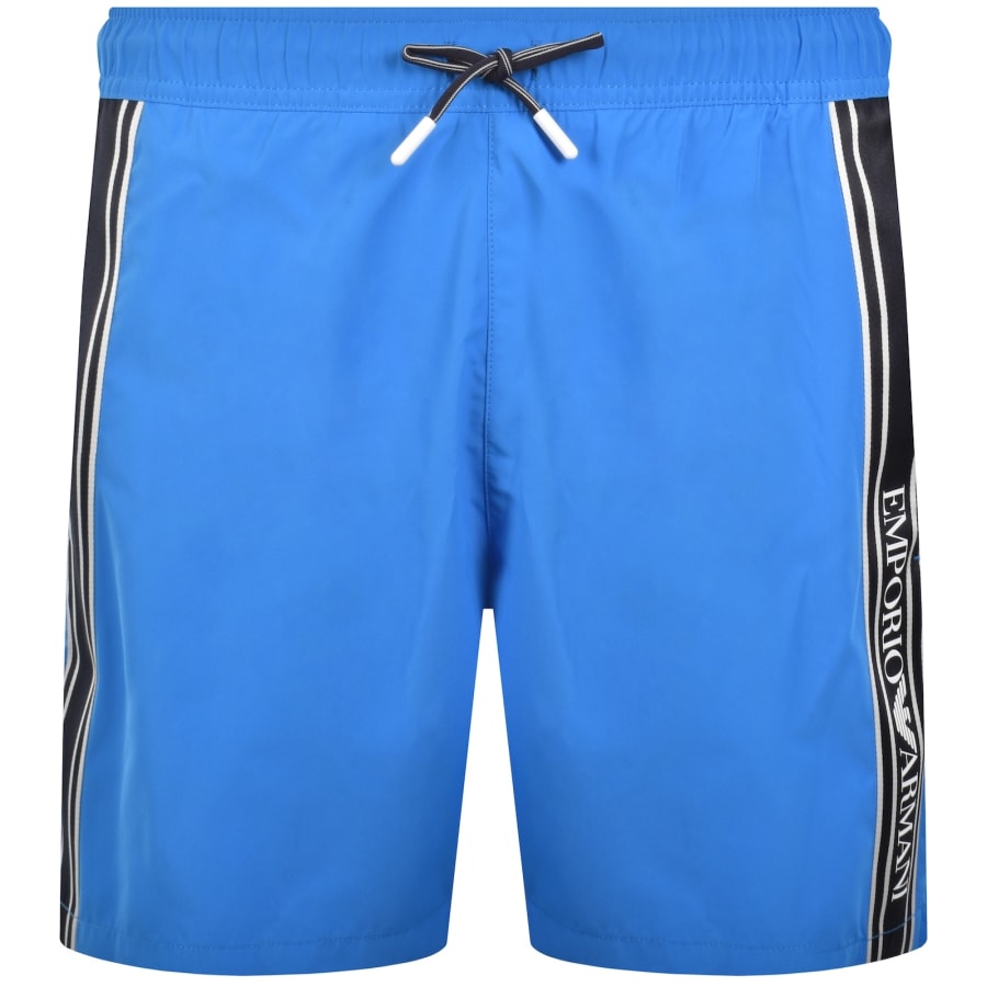 Image number 2 for Emporio Armani Boxer Swim Shorts Blue