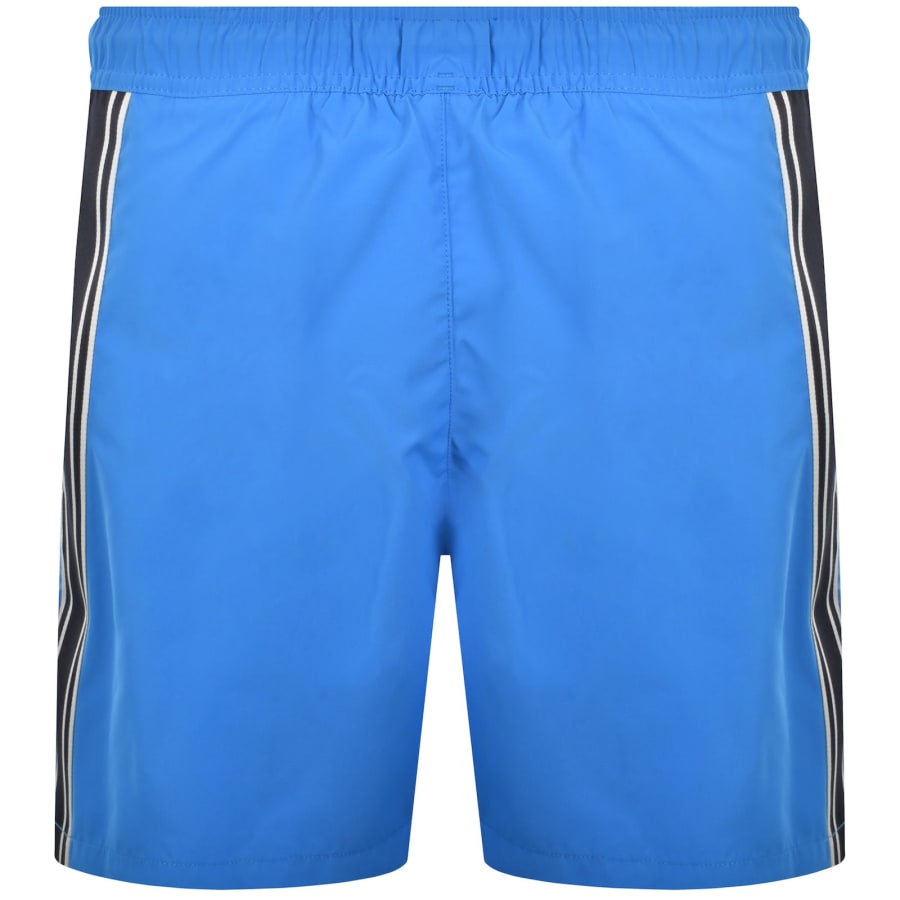 Image number 3 for Emporio Armani Boxer Swim Shorts Blue