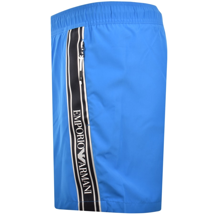 Image number 4 for Emporio Armani Boxer Swim Shorts Blue