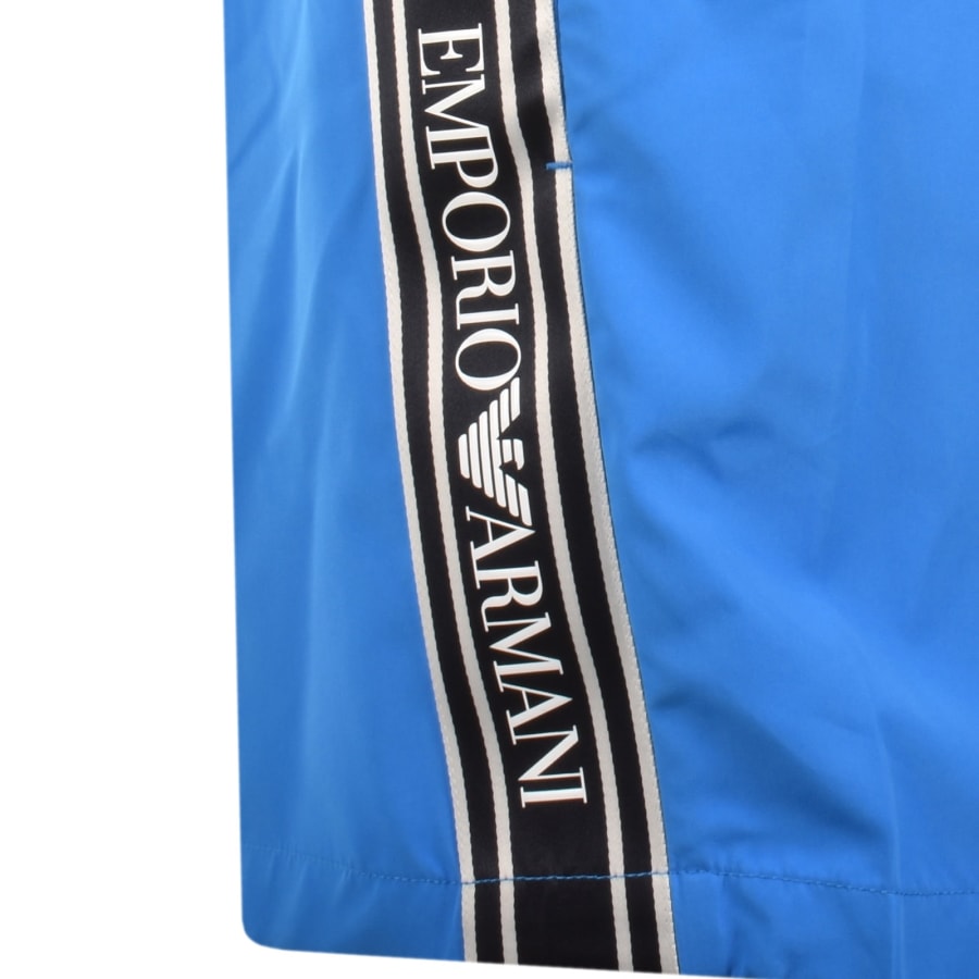 Image number 5 for Emporio Armani Boxer Swim Shorts Blue