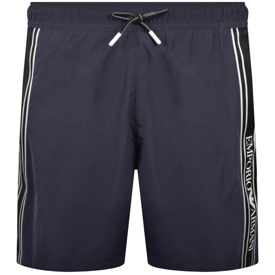 Image number 2 for Emporio Armani Boxer Swim Shorts Navy